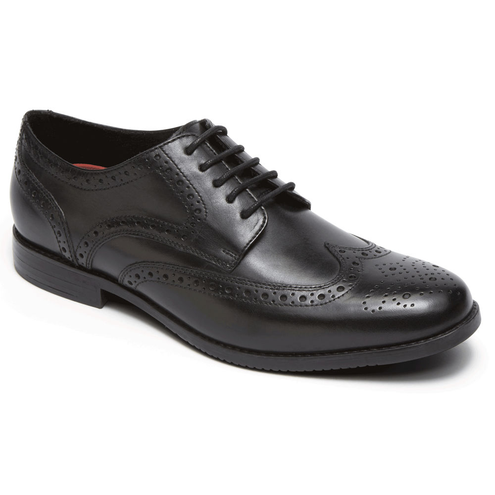 Rockport Snøre Sko Herre Svart - Style Purpose Wingtip - YIKP42785